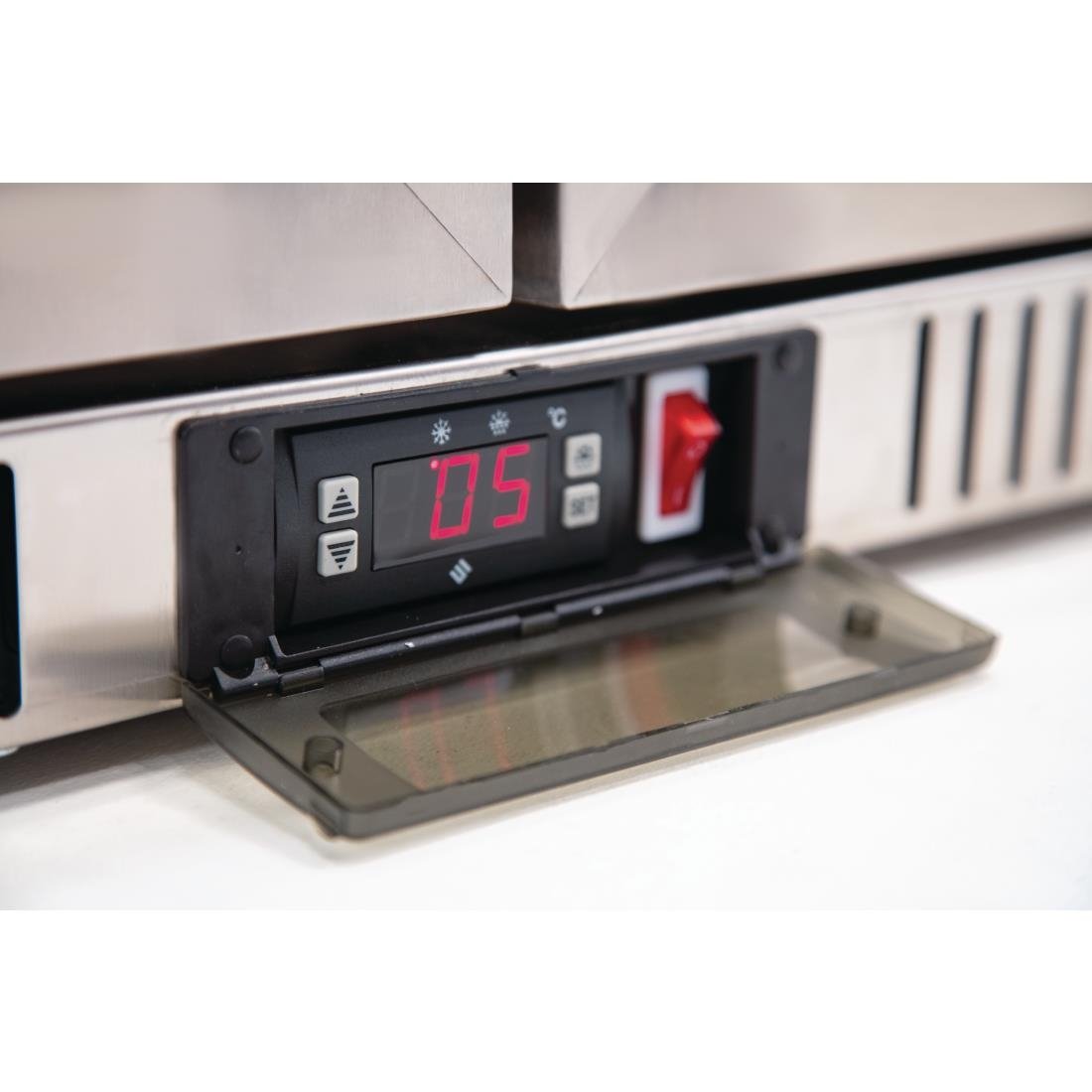 Polar G-Series Back Bar Cooler with Hinged Doors Stainless Steel 330Ltr • PAS-GL009-A