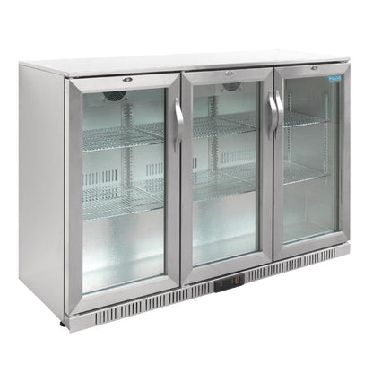 Polar G-Series Back Bar Cooler with Hinged Doors Stainless Steel 330Ltr • PAS-GL009-A