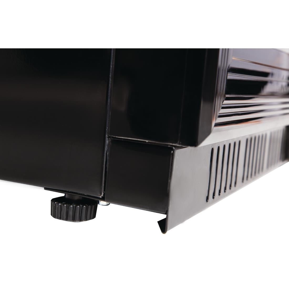 "Polar G-Series 900mm Single Solid Door Back Bar Cooler in Black 138Ltr" • PAS-GL015-A