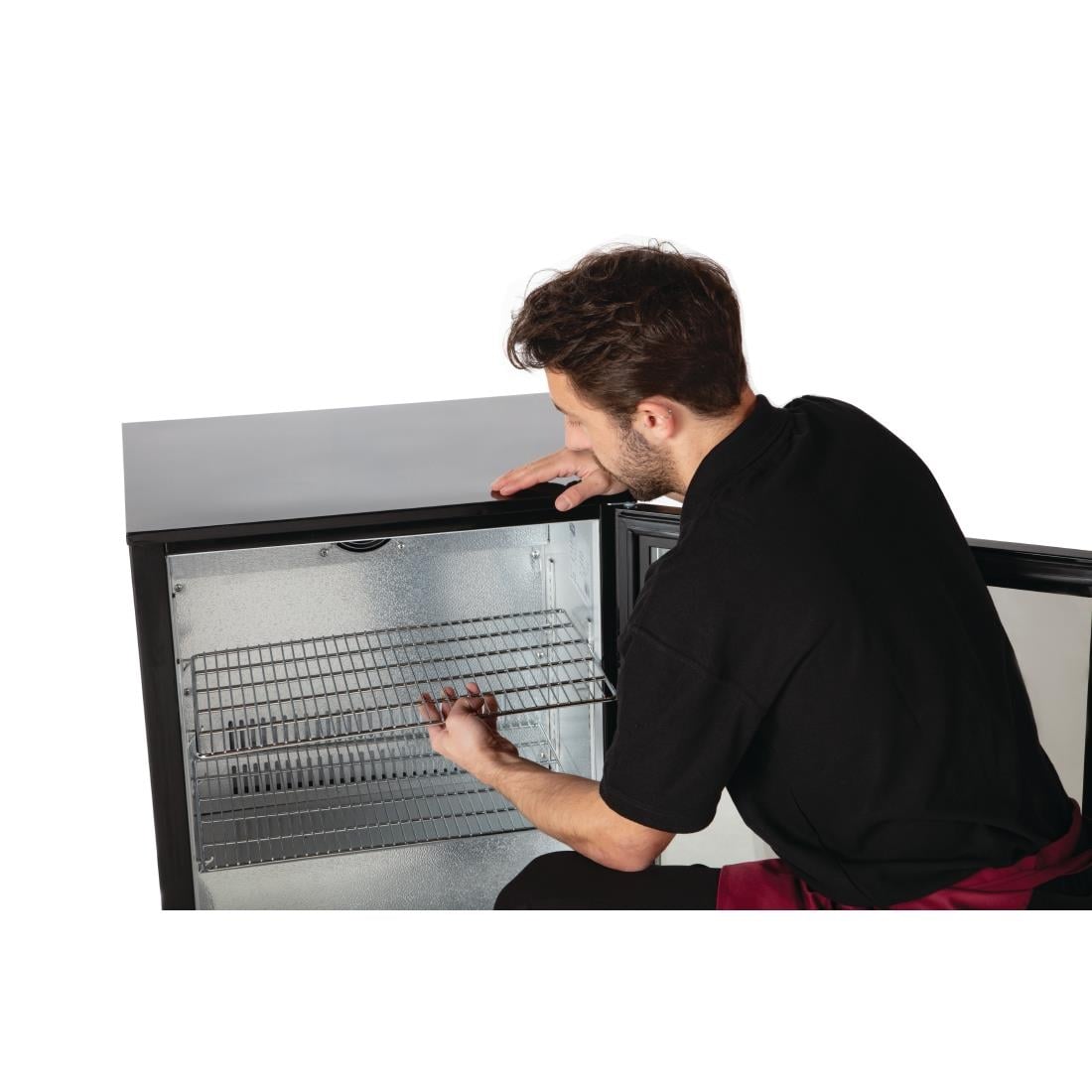 Polar G-Series Back Bar Cooler with Hinged Door 138Ltr • PAS-GL001-A