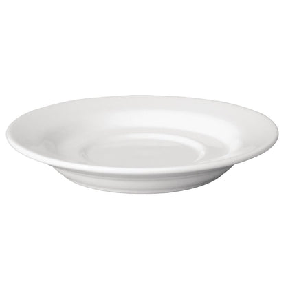 Olympia Cafe Saucer White (Fits GK074 & GK077) - 154mm 6" (12 Pack) (158(Ø)mm / 6.25" | Pack Quantity: 12) • PAS-GL048