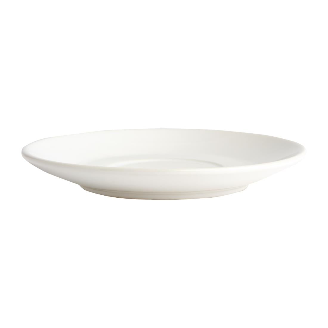 Olympia Cafe Saucer White (Fits CB468 and CE537 Pack) - 158mm (12 Pack) (Pack of 12) • PAS-GL048
