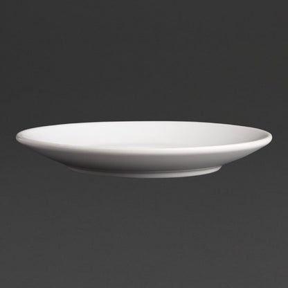 Olympia Cafe Saucer White (Fits CB468 and CE537 Pack) - 158mm (12 Pack) (Pack of 12) • PAS-GL048