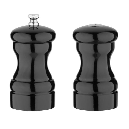 Olympia Salt and Pepper Set Black • PAS-GL087