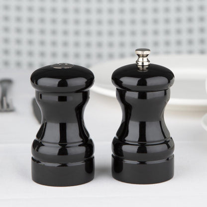 Olympia Salt and Pepper Set Black • PAS-GL087