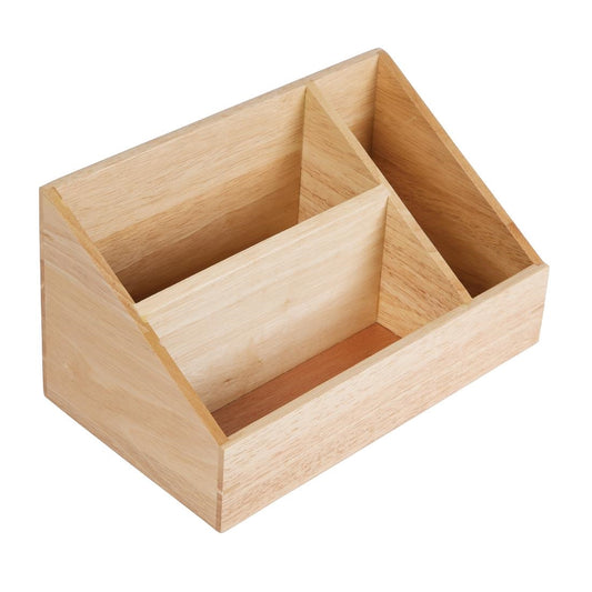 Olympia Hevea Wood Tea Station • PAS-GL090