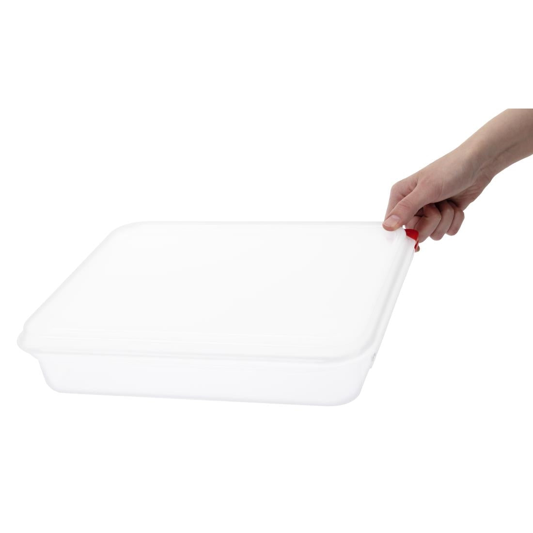 Araven Polypropylene 1/2 Gastronorm Containers With Lids 65mm (4 Pack) (Capacity: 4Ltr | GN 1/2 | Depth: 65mm | Pack quantity: 4) • PAS-GL261