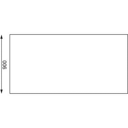 Vogue Stainless Steel Centre Table 1800mm • PAS-GL279