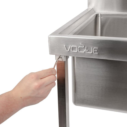 Vogue Stainless Steel Mop Sink • PAS-GL281-A