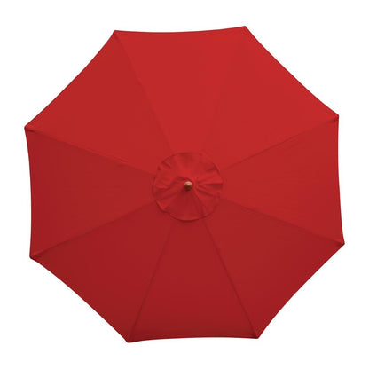 Bolero Round Umbrella 2.5m Diameter Red • PAS-GL304