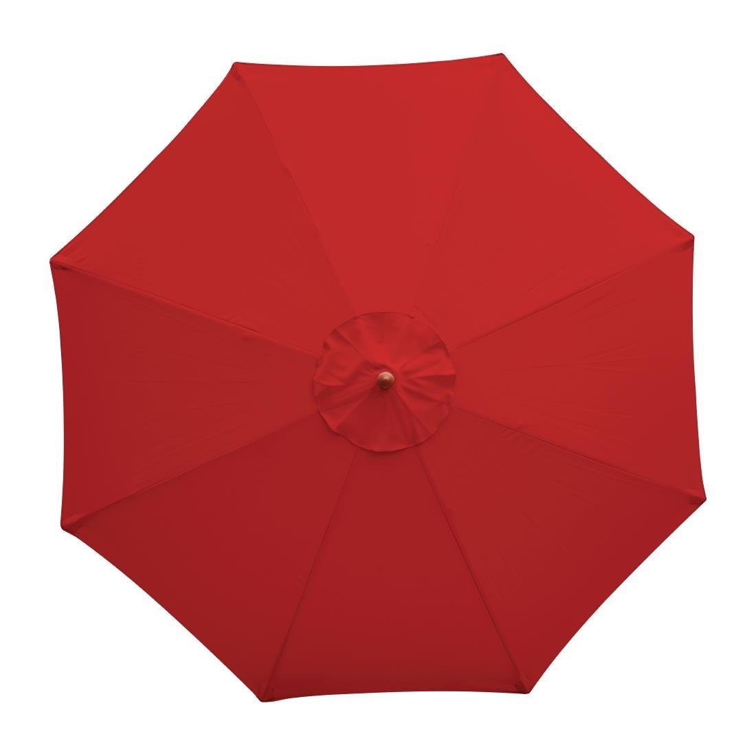 Bolero Round Umbrella 3m Diameter Red • PAS-GL305