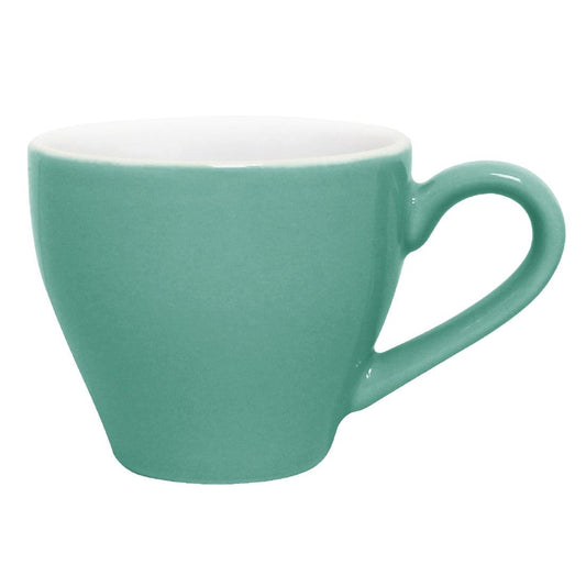 Olympia Cafe Espresso Cup Aqua - 100ml 3.38fl oz (12 Pack) • PAS-GL459