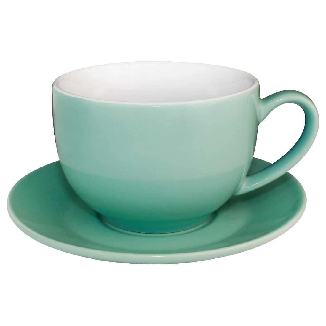 Olympia Cafe Saucer Aqua (Fits GL460 & GL461) - 158mm (12 Pack) (Pack of 12) • PAS-GL464