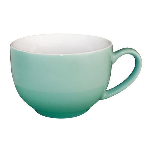 Olympia Cafe Cappuccino Cup Aqua - 340ml 11.5fl oz (12 Pack) • PAS-GL461