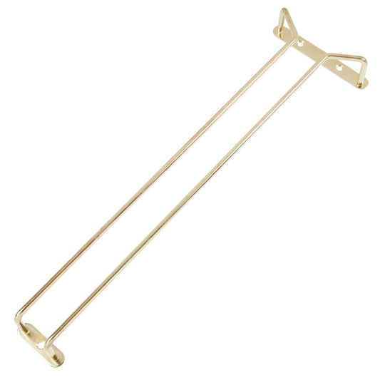 Beaumont Brass Wine Glass Rack 410mm • PAS-GM204