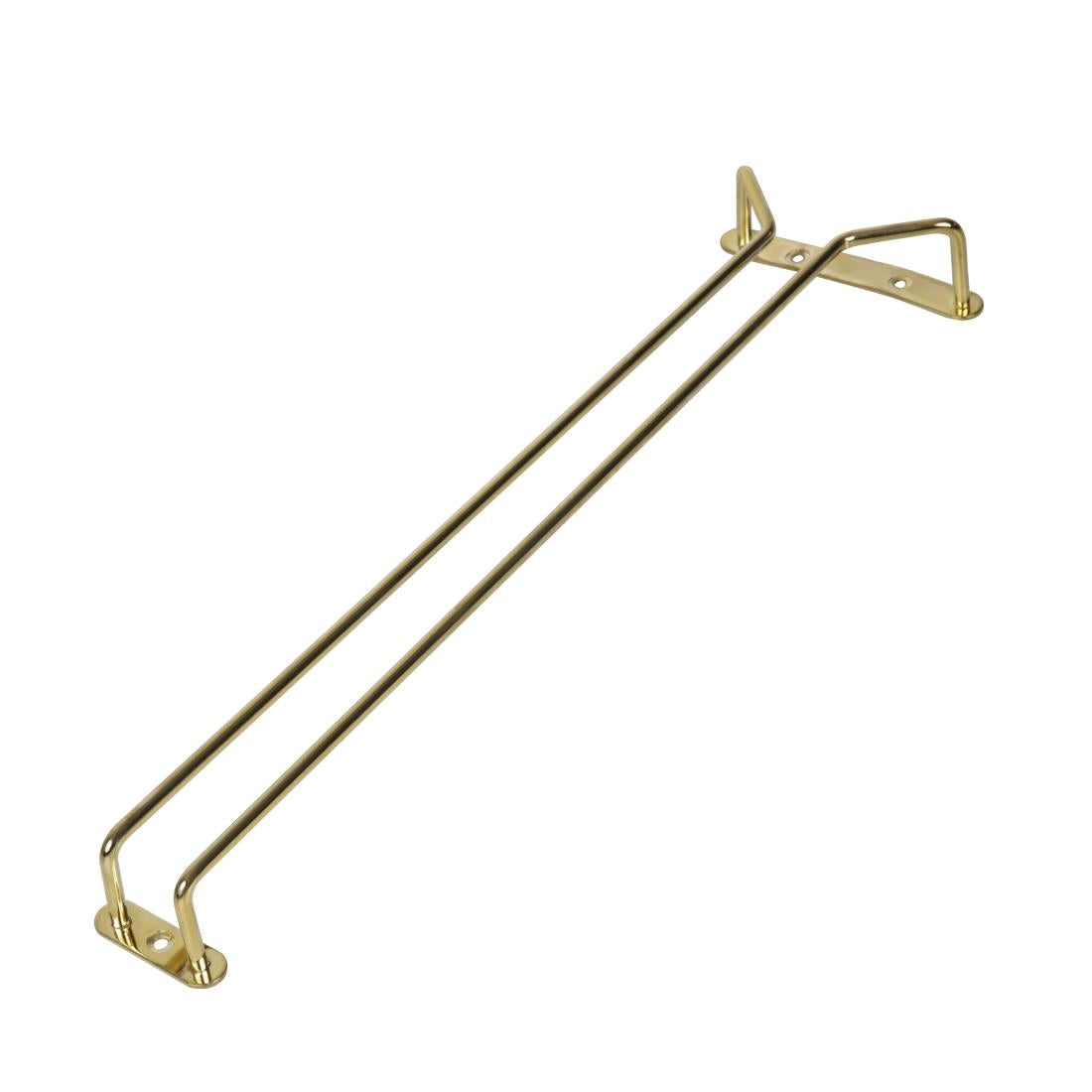 Beaumont Brass Wine Glass Rack 410mm • PAS-GM204