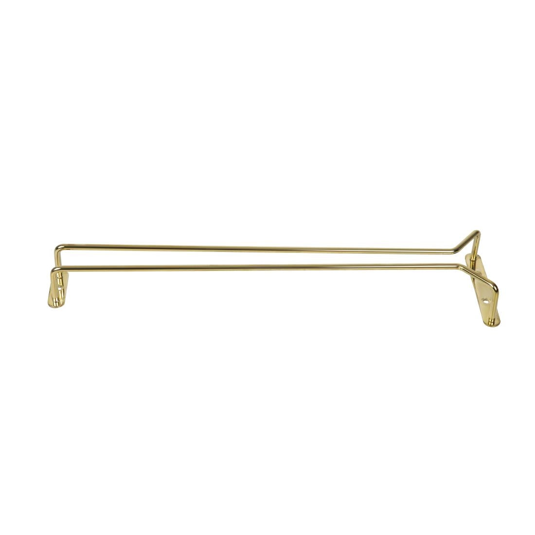 Beaumont Brass Wine Glass Rack 410mm • PAS-GM204