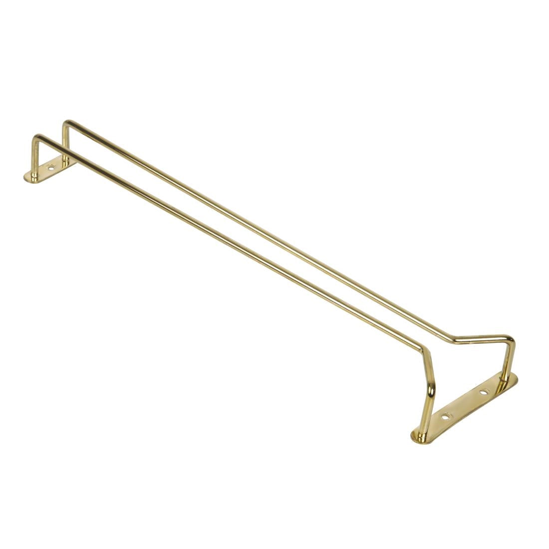Beaumont Brass Wine Glass Rack 410mm • PAS-GM204