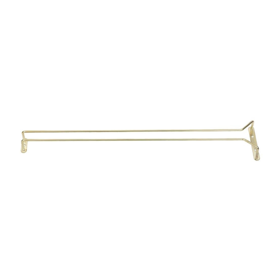 Beaumont Brass Wine Glass Rack 609mm • PAS-GM205