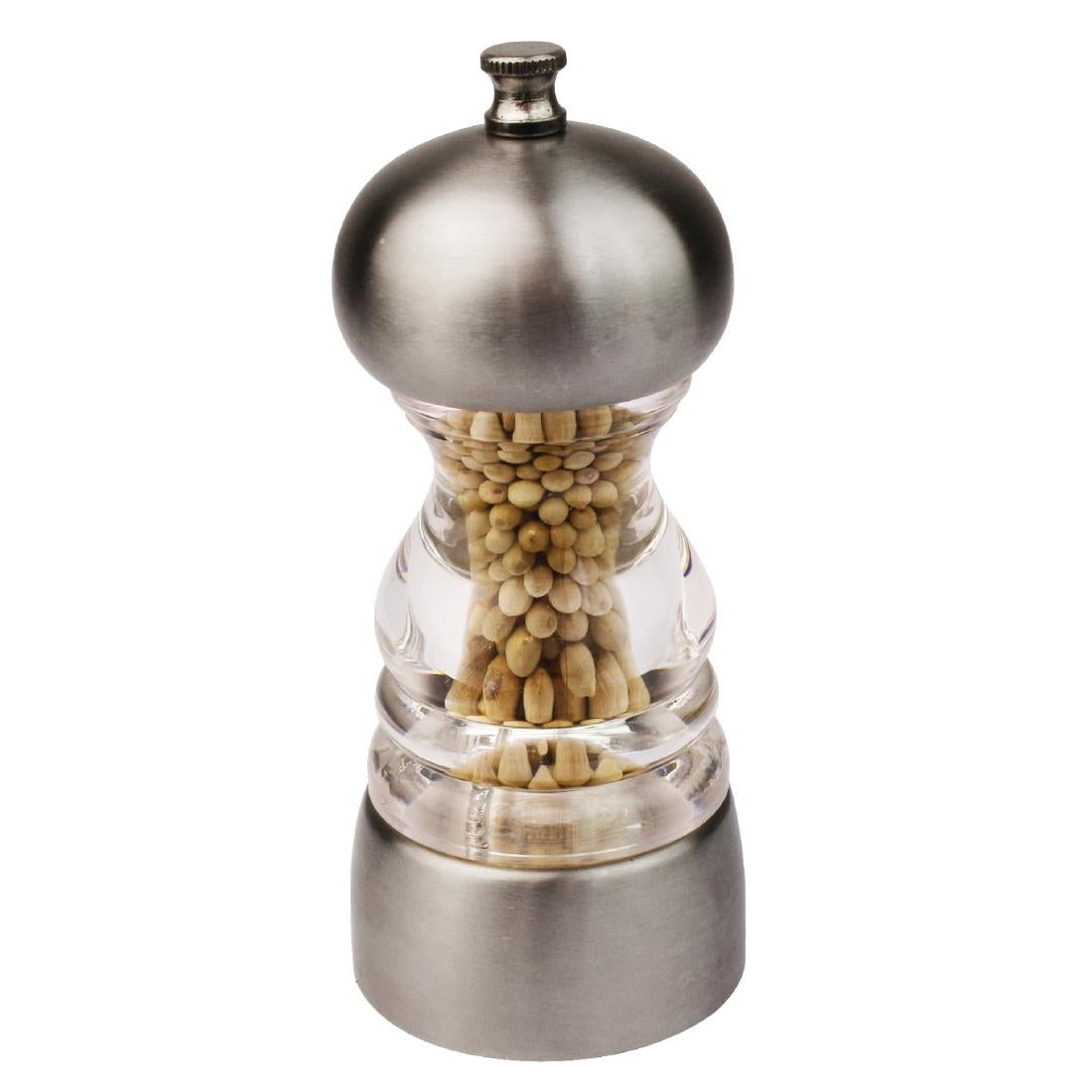 Olympia Stainless Steel Salt and Pepper Mill • PAS-GM233