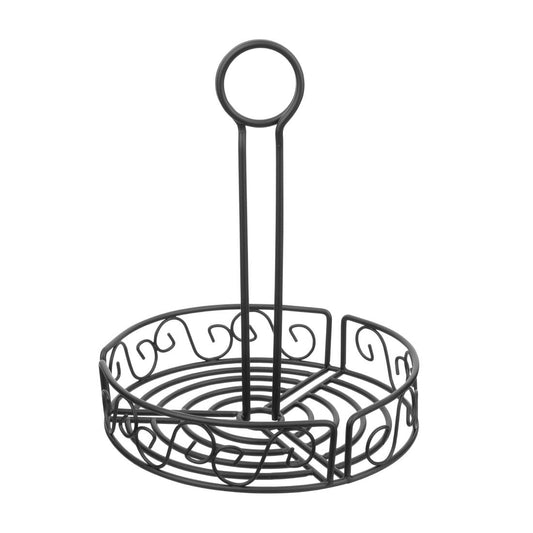 Olympia Wire Condiment Holder Black • PAS-GM245