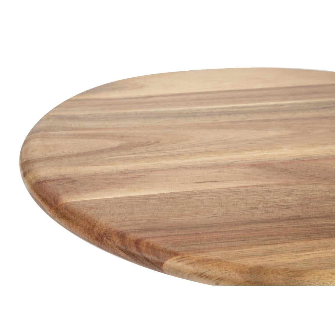 Olympia Acacia Handled Wooden Board Round 355mm • PAS-GM262