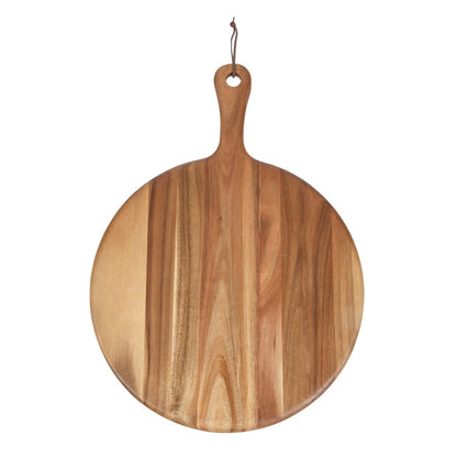 Olympia Acacia Handled Wooden Board Round 355mm • PAS-GM262