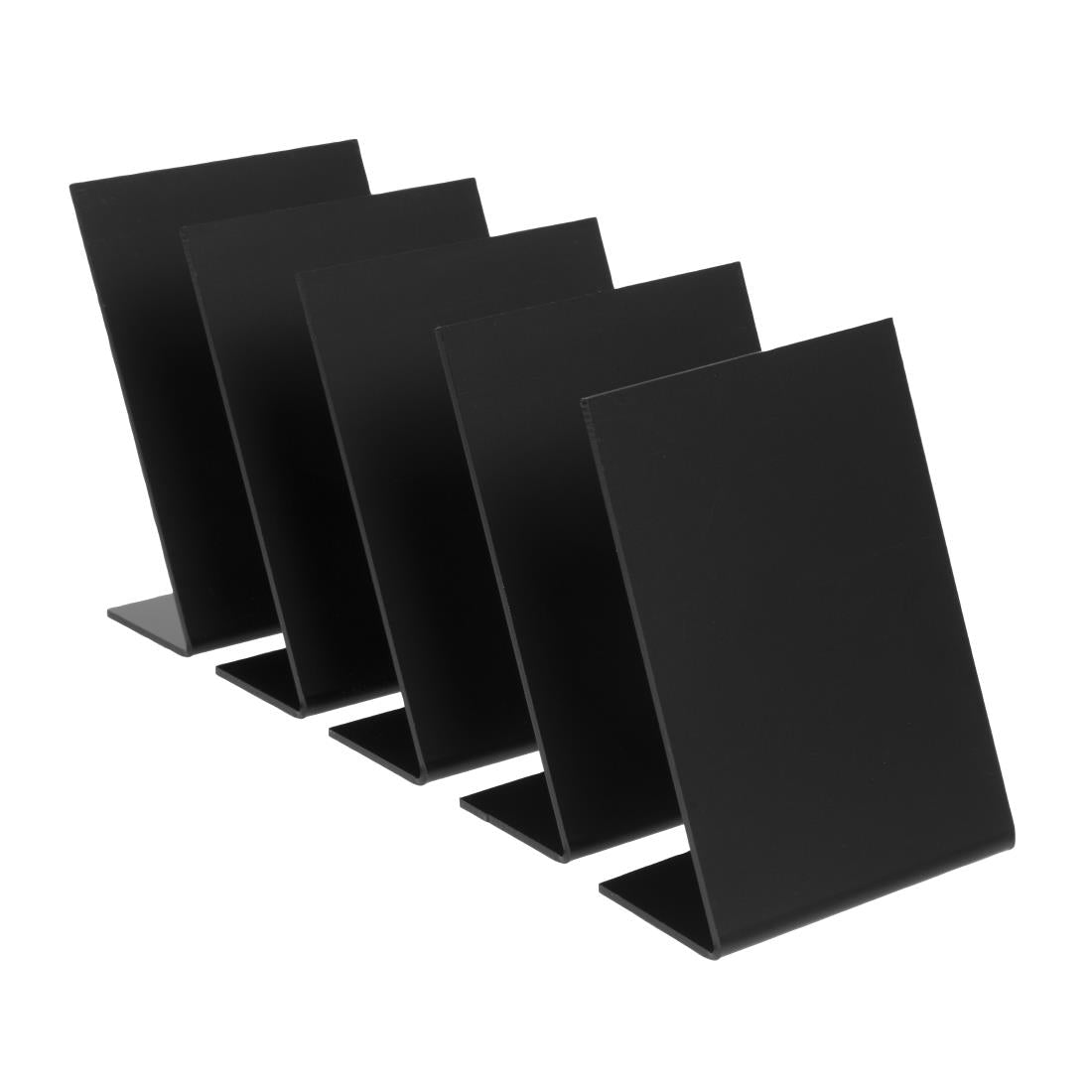 Securit Mini Buffet Display Chalkboard (5 Pack) (105 x 74mm | Freestanding | Pack Quantity: 5) • PAS-GM268