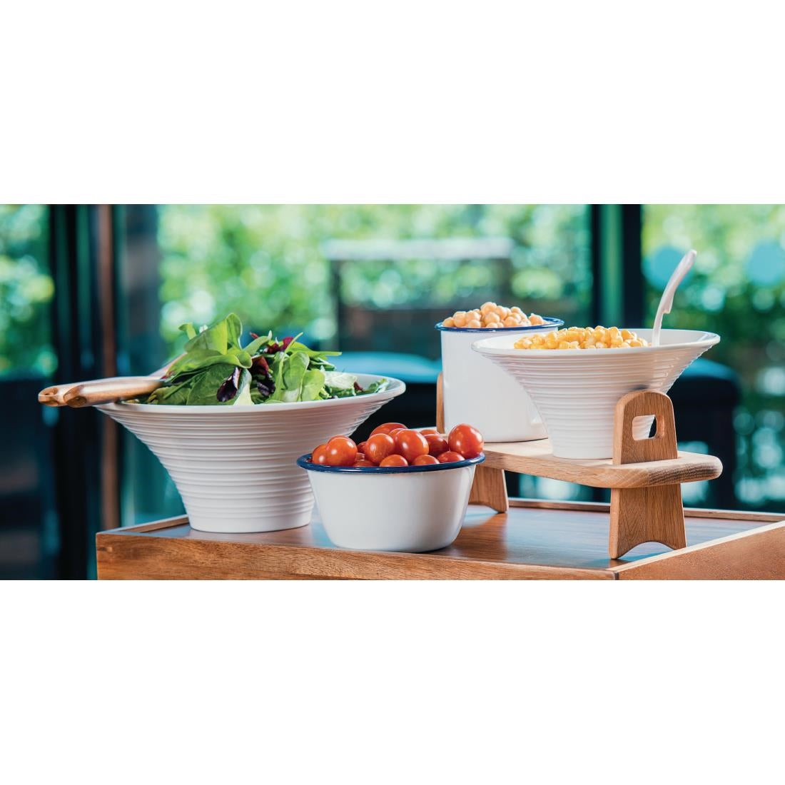 Olympia Large Enamel Soup Mug 670ml (670ml / 23.5oz. Pack quantity: 6.) • PAS-DC398