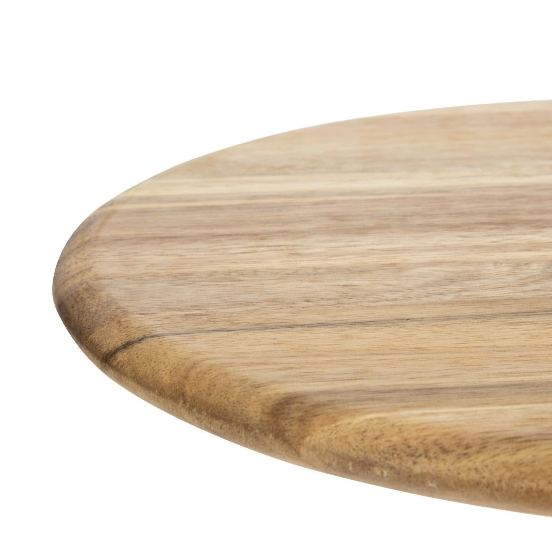 Olympia Acacia Handled Wooden Board Round 330mm • PAS-GM308