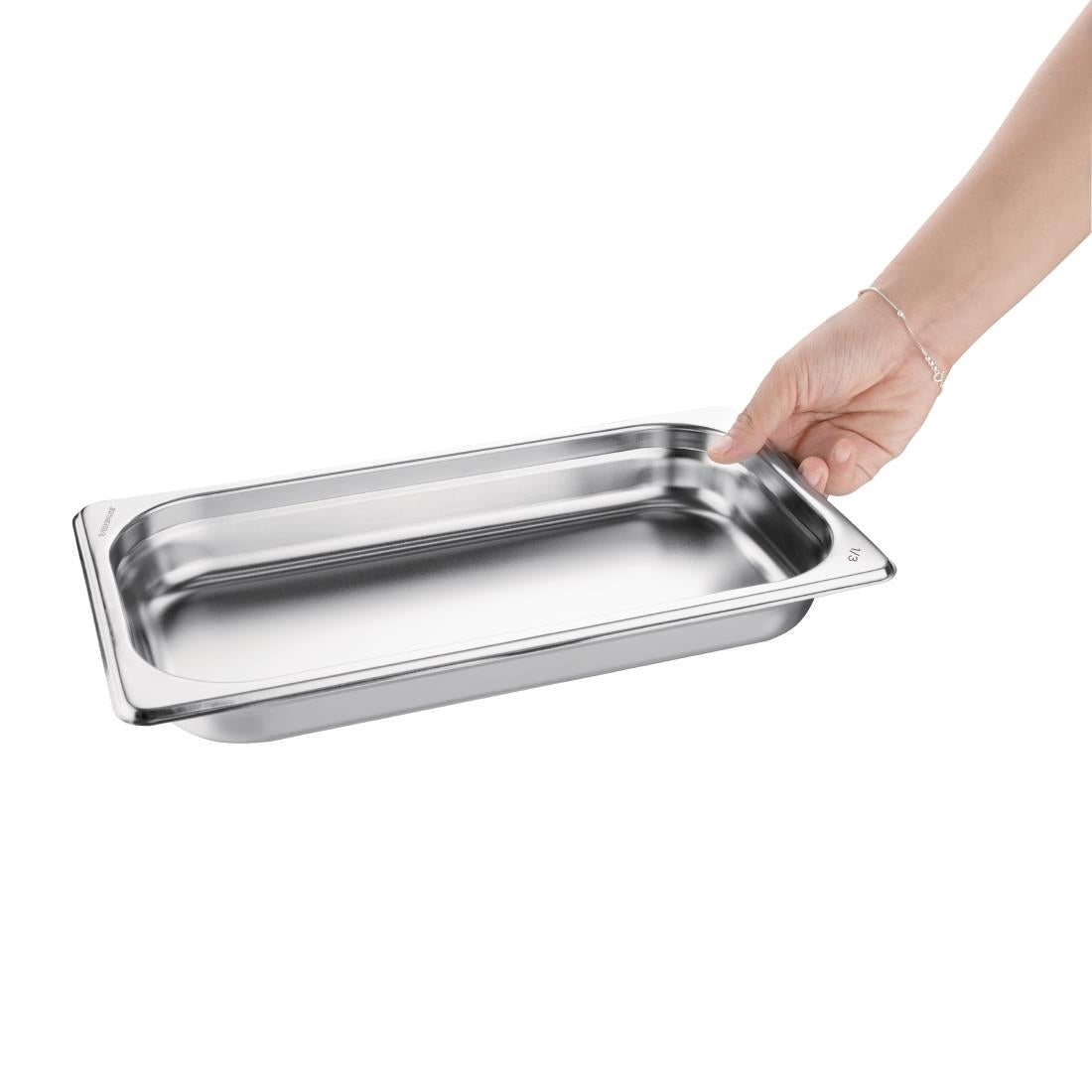 Vogue Stainless Steel 1/3 Gastronorm Tray 40mm • PAS-GM311-A