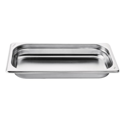 Vogue Stainless Steel 1/3 Gastronorm Tray 40mm • PAS-GM311-A