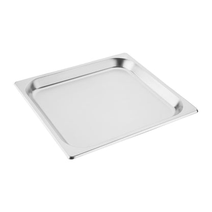 Vogue Stainless Steel Gastronorm 2/3 Tray 20mm • PAS-GM314-A
