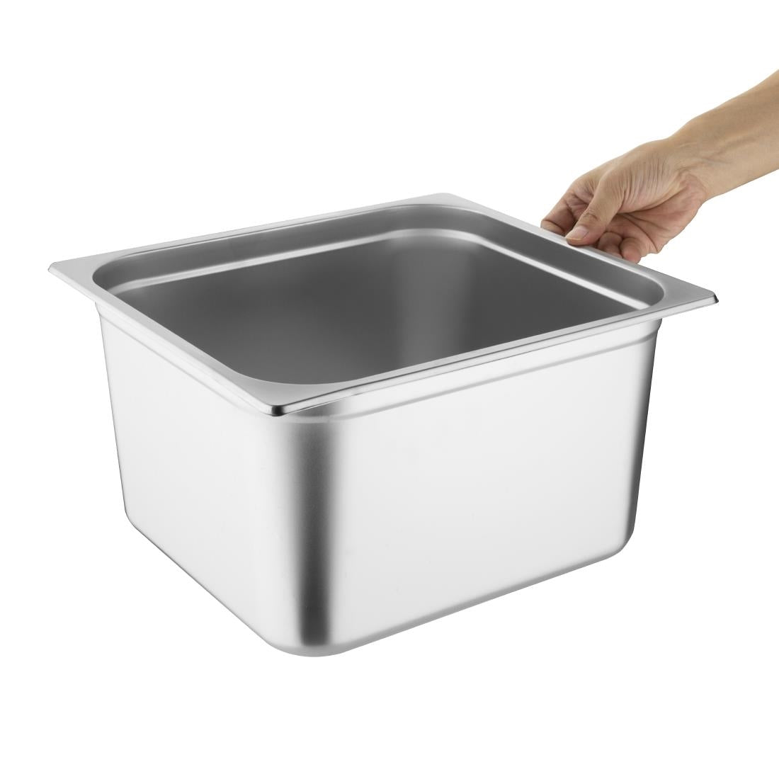 Vogue Stainless Steel Gastronorm 2/3 Tray 200mm • PAS-GM315-A