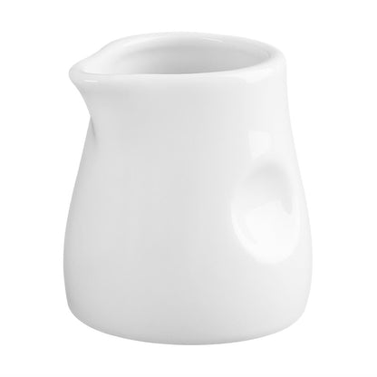 Olympia Whiteware Dimpled Milk Jug - 70ml 2.36fl oz (Box 6) • PAS-GM366