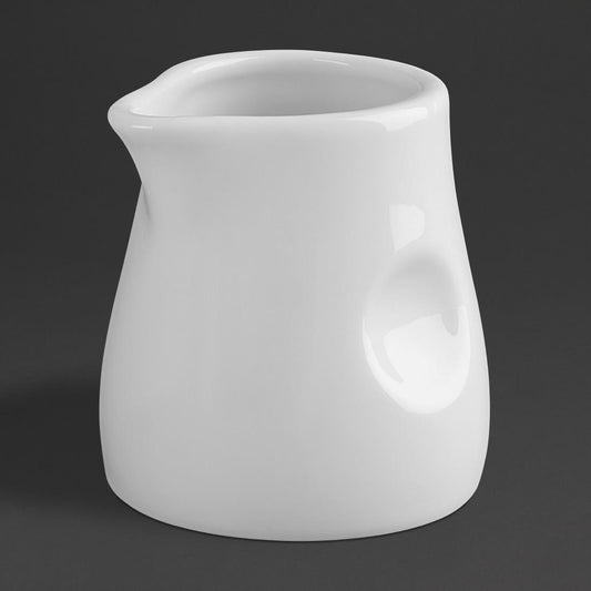 Olympia Whiteware Dimpled Milk Jug - 70ml 2.36fl oz (6 Pack) • PAS-GM366