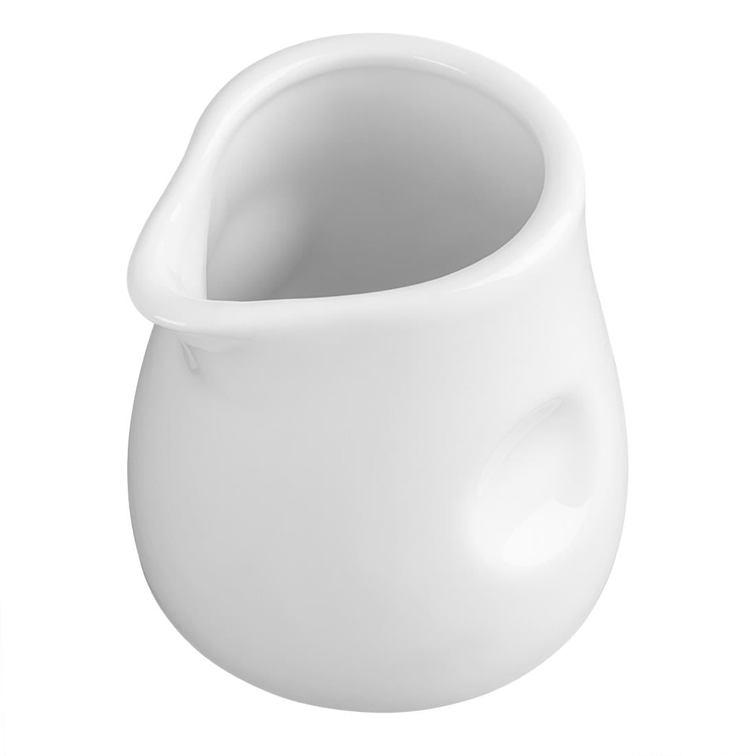 Olympia Whiteware Dimpled Milk Jug - 70ml 2.36fl oz (Box 6) • PAS-GM366