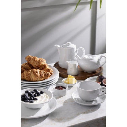 Olympia Whiteware Teapot 426ml (4 Pack) (2 Cup. 426ml. Pack quantity: 4) • PAS-CB473