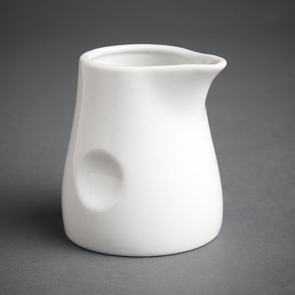 Olympia Whiteware Dimpled Milk Jug - 170ml 5.74fl oz (Box 6) • PAS-GM367