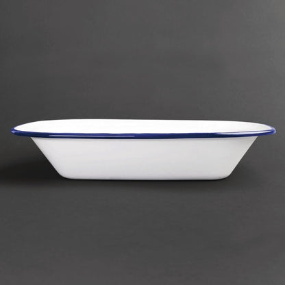 Olympia Enamel Dish Rectangular 280 x 190mm (6 Pack) (Pack of 6) • PAS-GM510