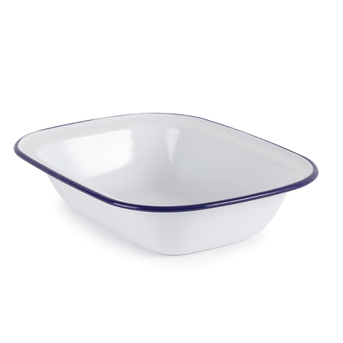 Olympia Enamel Dish Rectangular 280 x 190mm (6 Pack) (Pack of 6) • PAS-GM510