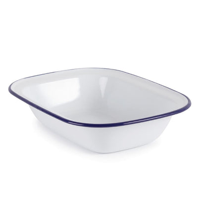 Olympia Enamel Dish Rectangular 280 x 190mm (6 Pack) (Pack of 6) • PAS-GM510