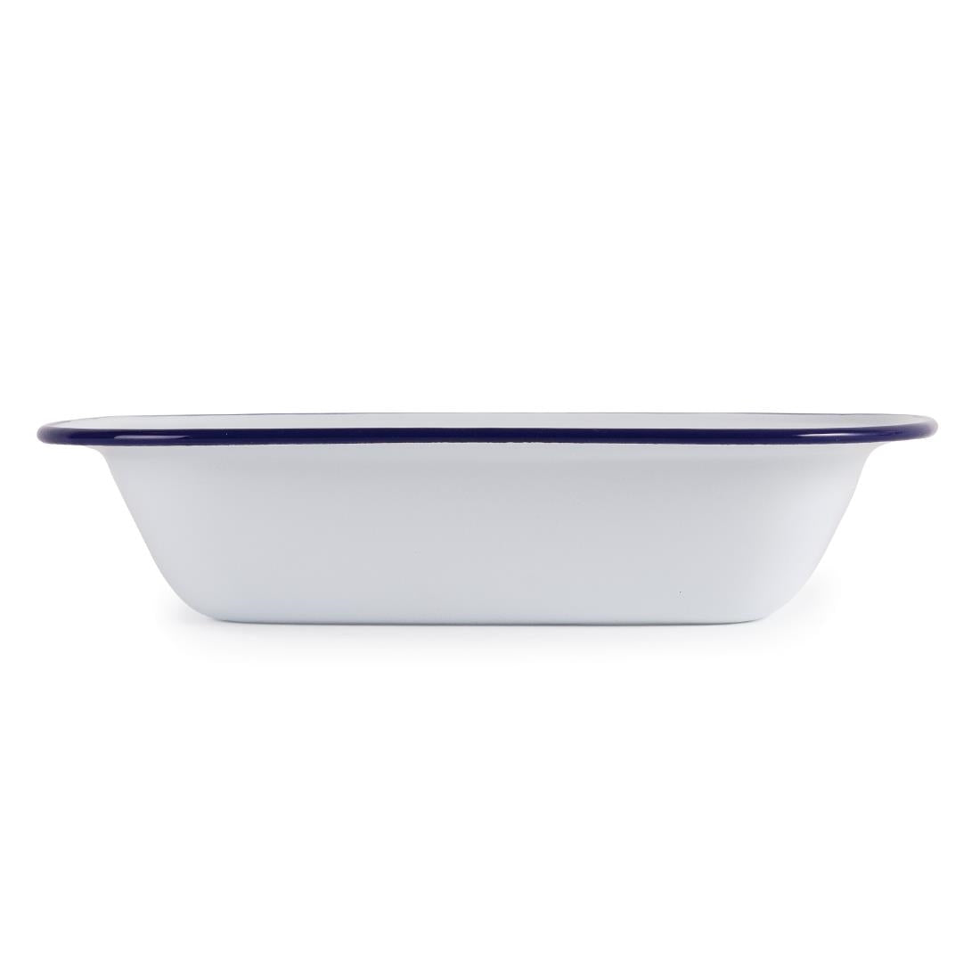 Olympia Enamel Dish Rectangular 280 x 190mm (6 Pack) (Pack of 6) • PAS-GM510