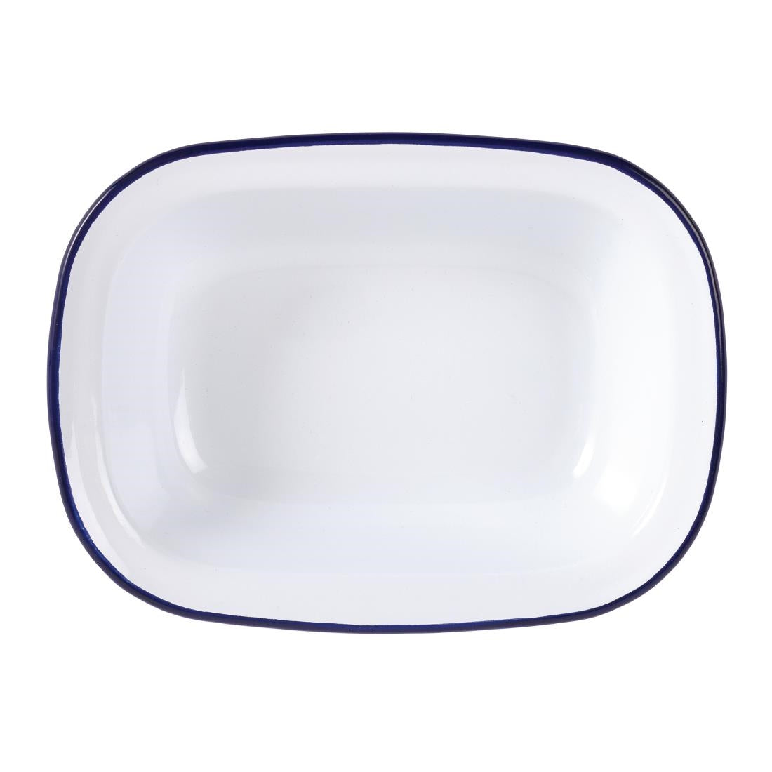 Olympia Enamel Dish Rectangular 280 x 190mm (6 Pack) (Pack of 6) • PAS-GM510