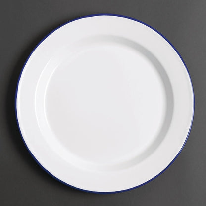 Olympia Enamel Dinner Plate 245mm (6 Pack) (Pack of 6) • PAS-GM512