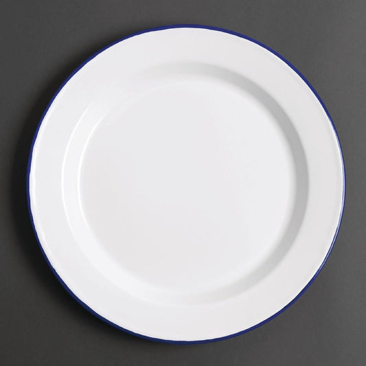Olympia Enamel Dinner Plate - 245mm 9 1/2" (6 Pack) • PAS-GM512