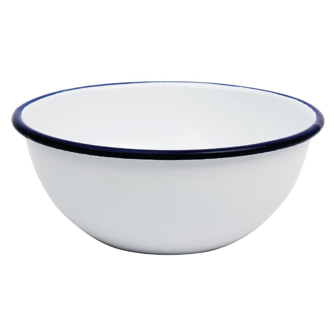 Olympia Enamel Pudding Bowl 155mm (6 Pack) (Pack of 6) • PAS-GM514