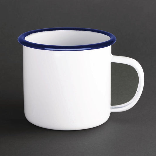 Olympia Enamel Mug - 350ml 11.8fl oz (6 Pack) (350ml / 12oz | Pack of 6) • PAS-GM516