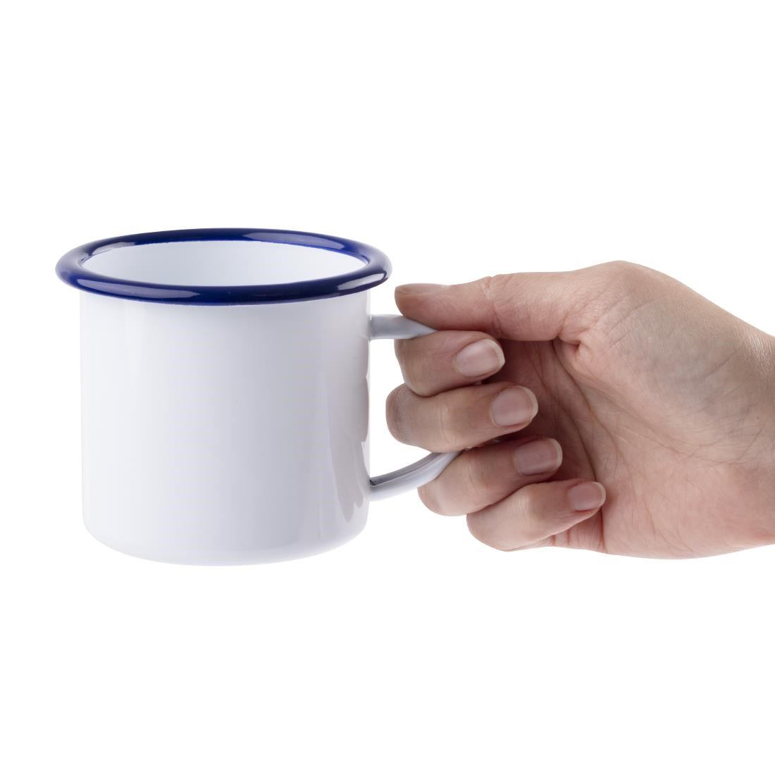Olympia Enamel Mug - 350ml 11.8fl oz (6 Pack) (350ml / 12oz | Pack of 6) • PAS-GM516