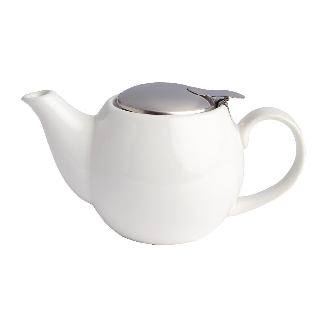 Olympia Cafe Teapot White - 510ml 17.2fl oz • PAS-GM593